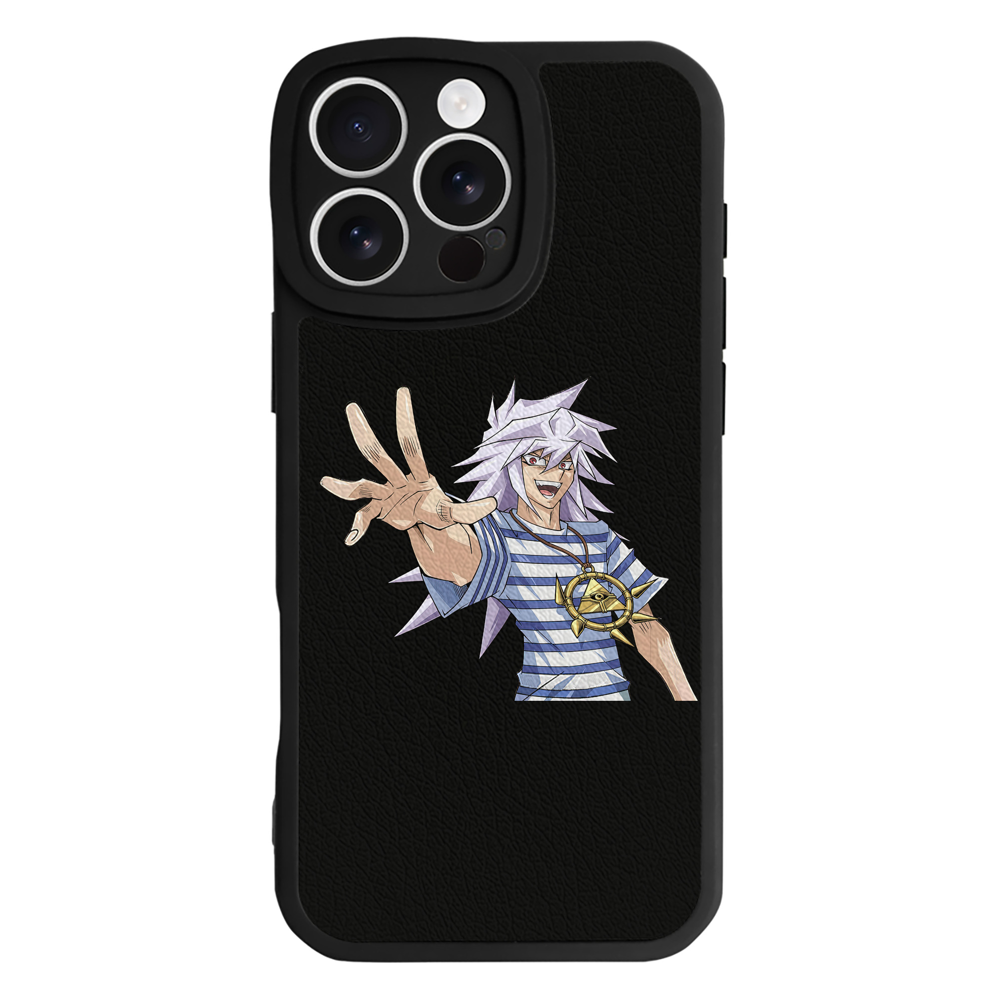 遊☆戯☆王 Yu-Gi-Oh! 【iPhone 16シリーズ対応】シリコンスマホケース（レザー調） 材質：シリコン